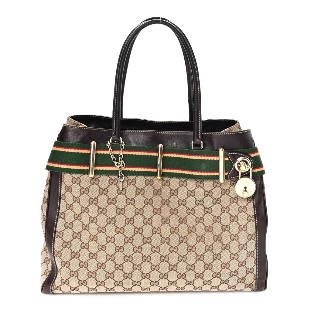 Monogram Lock Tote