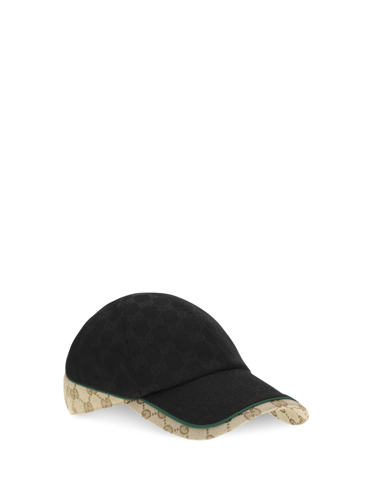 Gucci A001I24HBK3 GG Cotton Fabric Baseball Cap — Black