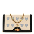 Calfskin Lovelight Mini Diana Chain Bag Mystic White Paradise Cloude