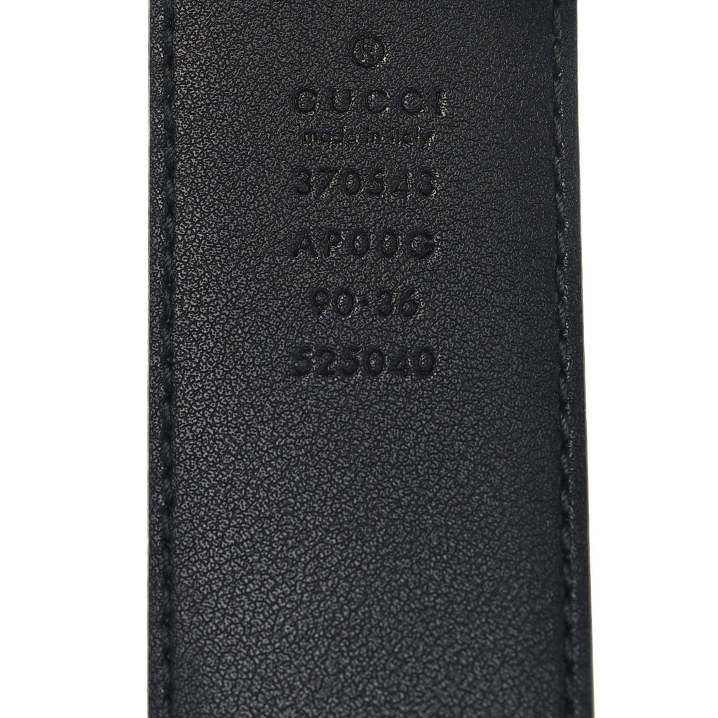 Calfskin Interlocking G 37mm Belt 90 36 Black