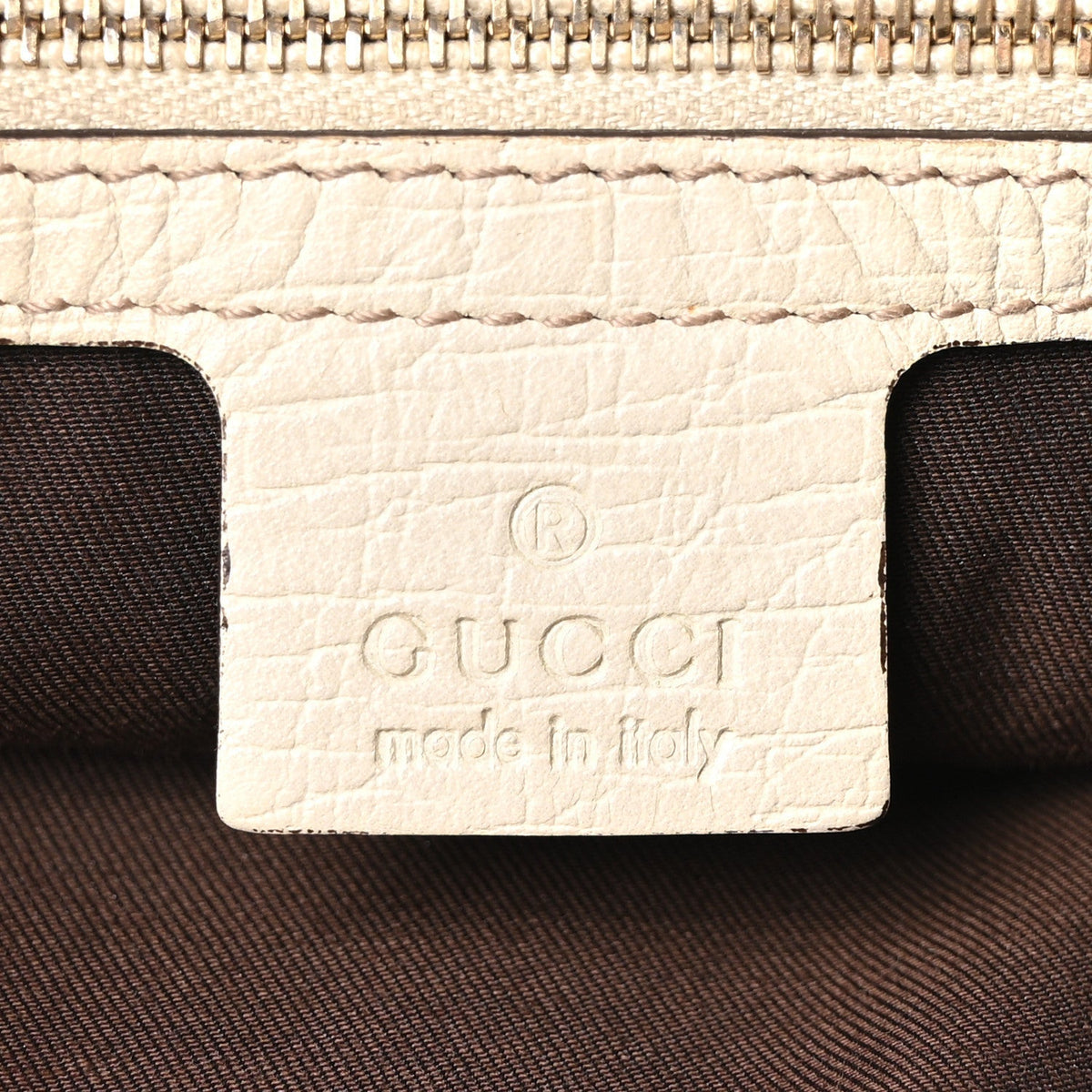 Monogram Medium Horsebit Chain Hobo Off White
