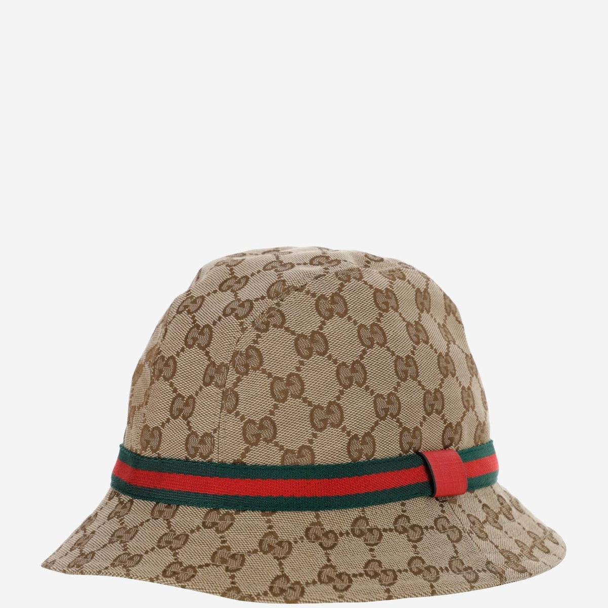 Gucci 411790 GG Canvas Fedora Hat — Beige