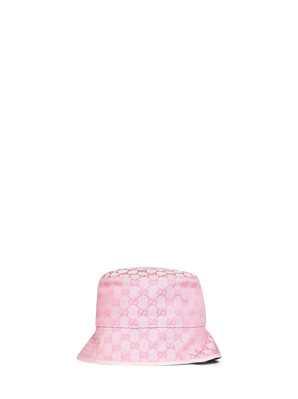 Gucci 8757404HBJS5072 GG Canvas Monogram Bucket Hat — Pink