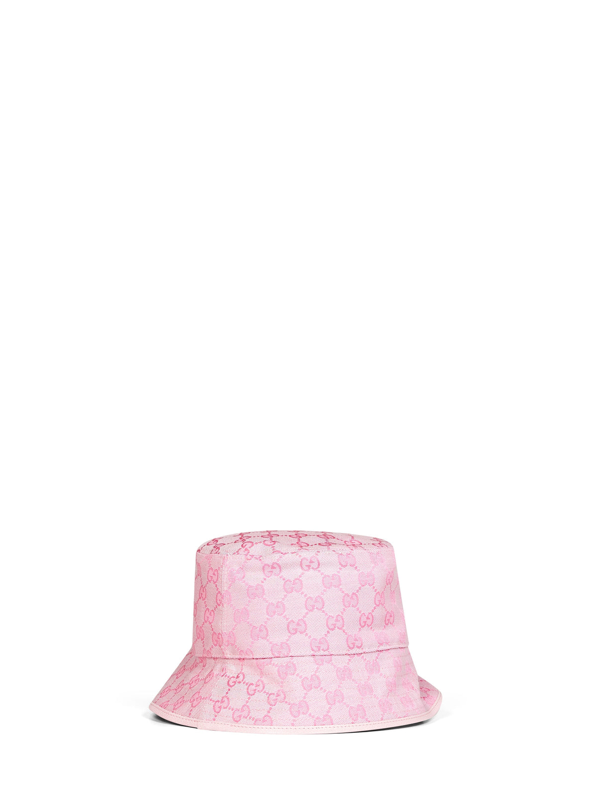 Gucci 8757404HBJS5072 GG Canvas Monogram Bucket Hat — Pink