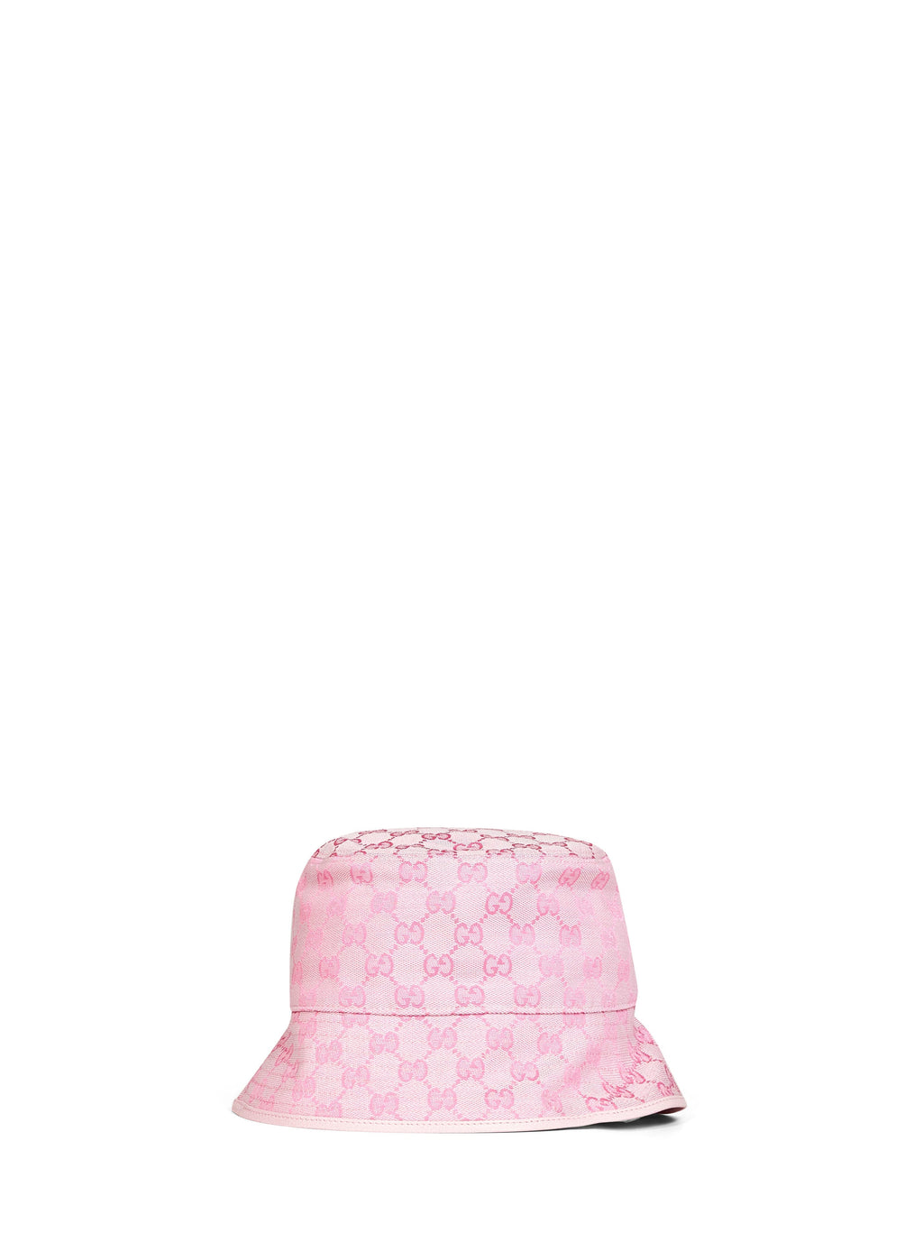 Gucci 8757404HBJS5072 GG Canvas Monogram Bucket Hat — Pink
