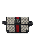 GG Supreme Monogram Web Small Ophidia Belt Bag 90 36 Beige Navy