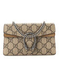 GG Supreme Monogram Super Mini Dionysus Shoulder Bag Taupe