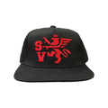 Saint Vanity Griffin Black Red Snapback Hat