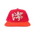 Saint Vanity Griffin Red Orange Snapback Hat