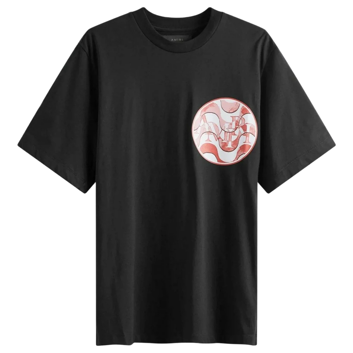 Amiri Staggered Wave T-Shirt Black