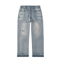 Bravest Studios Thrashed Baggy Denim Pants Blue