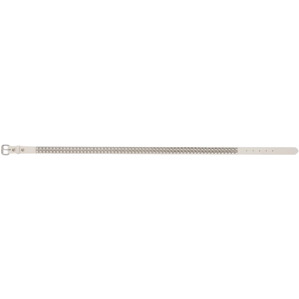 Supreme Studded Leather Belt (SS26) White