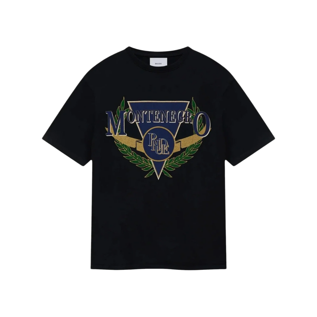 Rhude Montenegro Regatta Tee Vintage Black/Navy