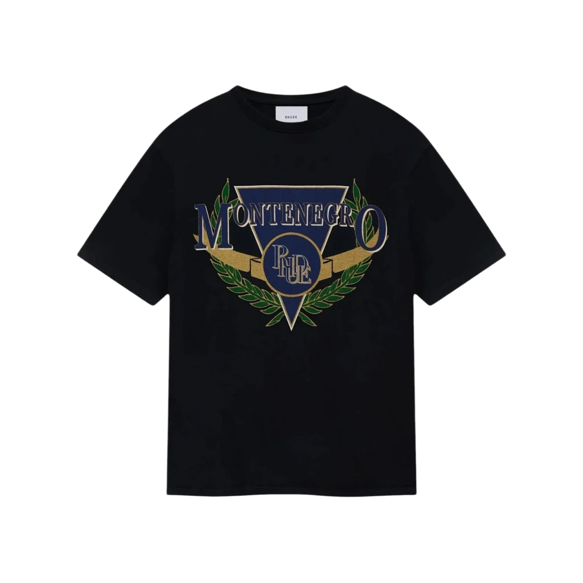 Rhude Montenegro Regatta Tee Vintage Black/Navy