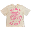 Saint Vanity Griffin T-Shirt Cream Pink