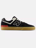 574 Vulc Black/White Shoes