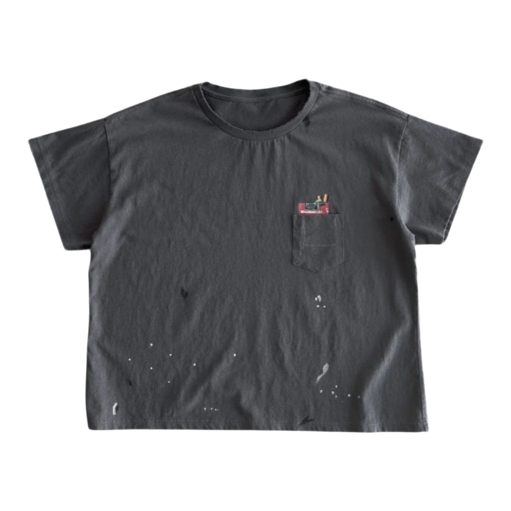 Bravest Studios Grey Carton Vintage T-Shirt Grey