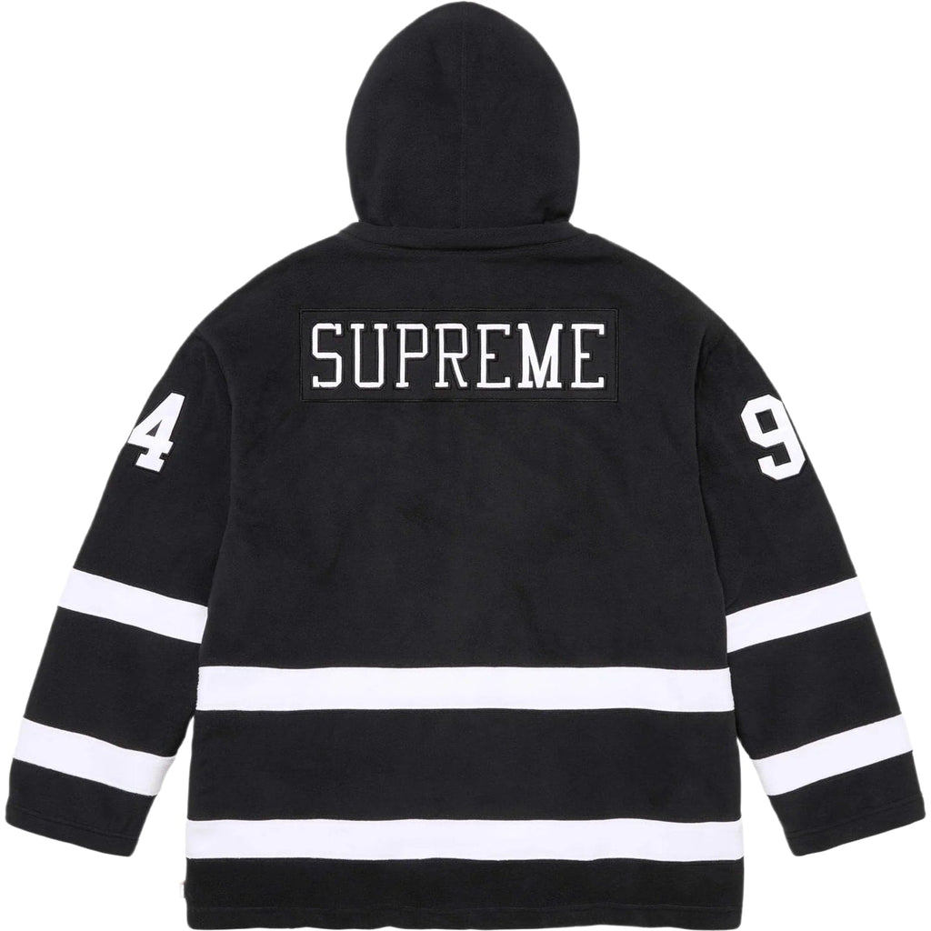 Supreme Polartec Hooded Hockey Jersey Black