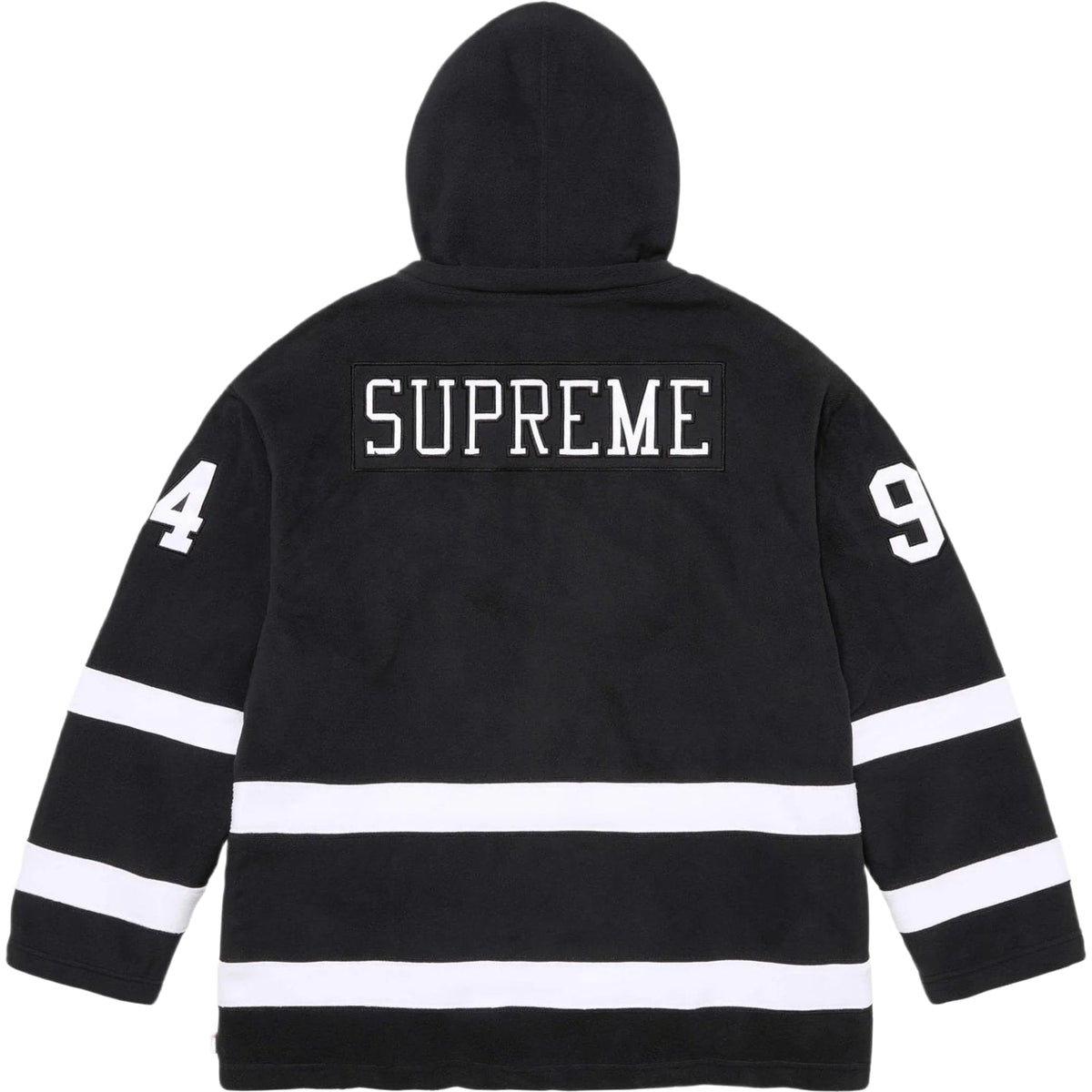 Supreme Polartec Hooded Hockey Jersey Black
