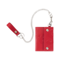 Supreme Leather Chain Wallet (SS26) Red