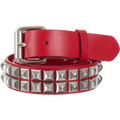Supreme Studded Leather Belt (SS26) Red