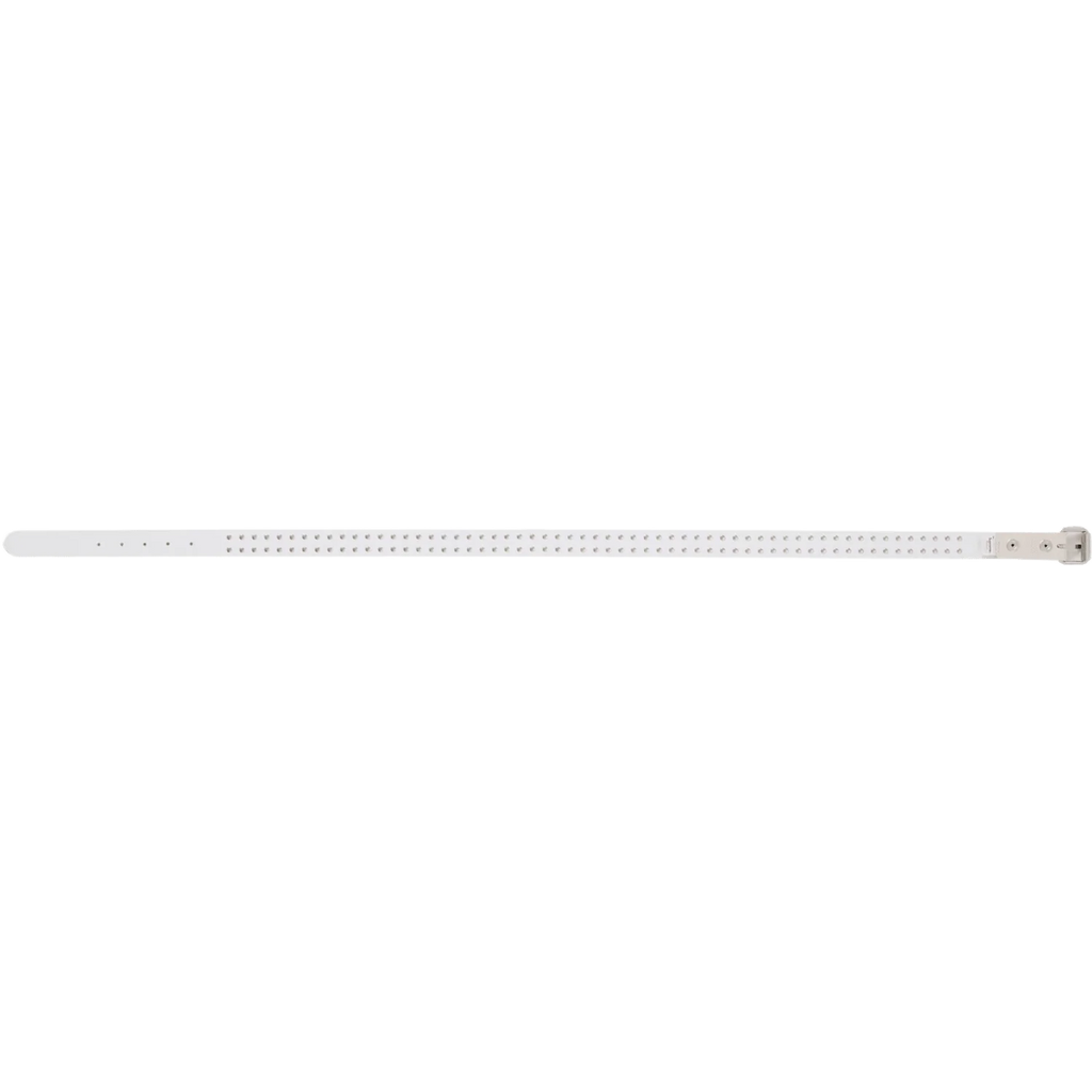 Supreme Studded Leather Belt (SS26) White