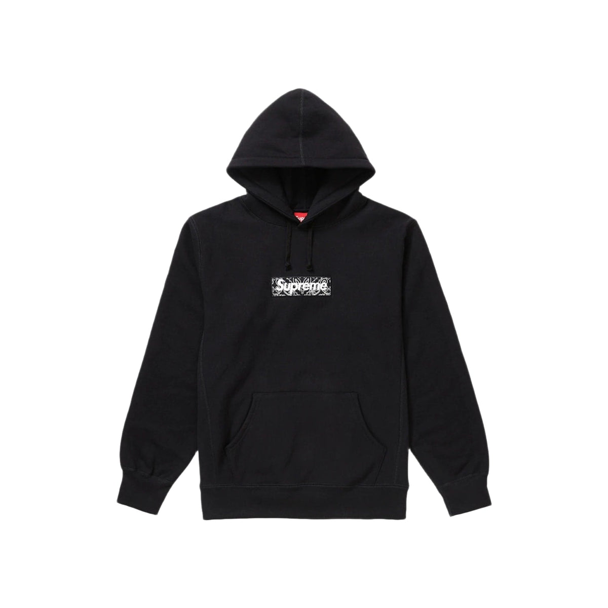 Supreme Bandana Box Logo Hooded Sweatshirt Black