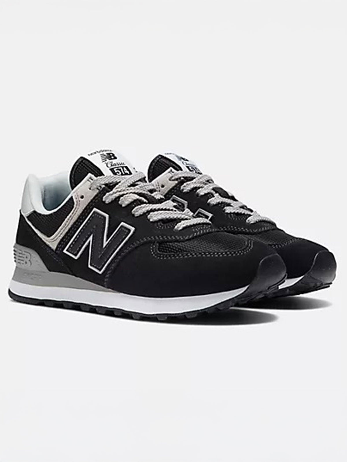 574 Black/White Shoes