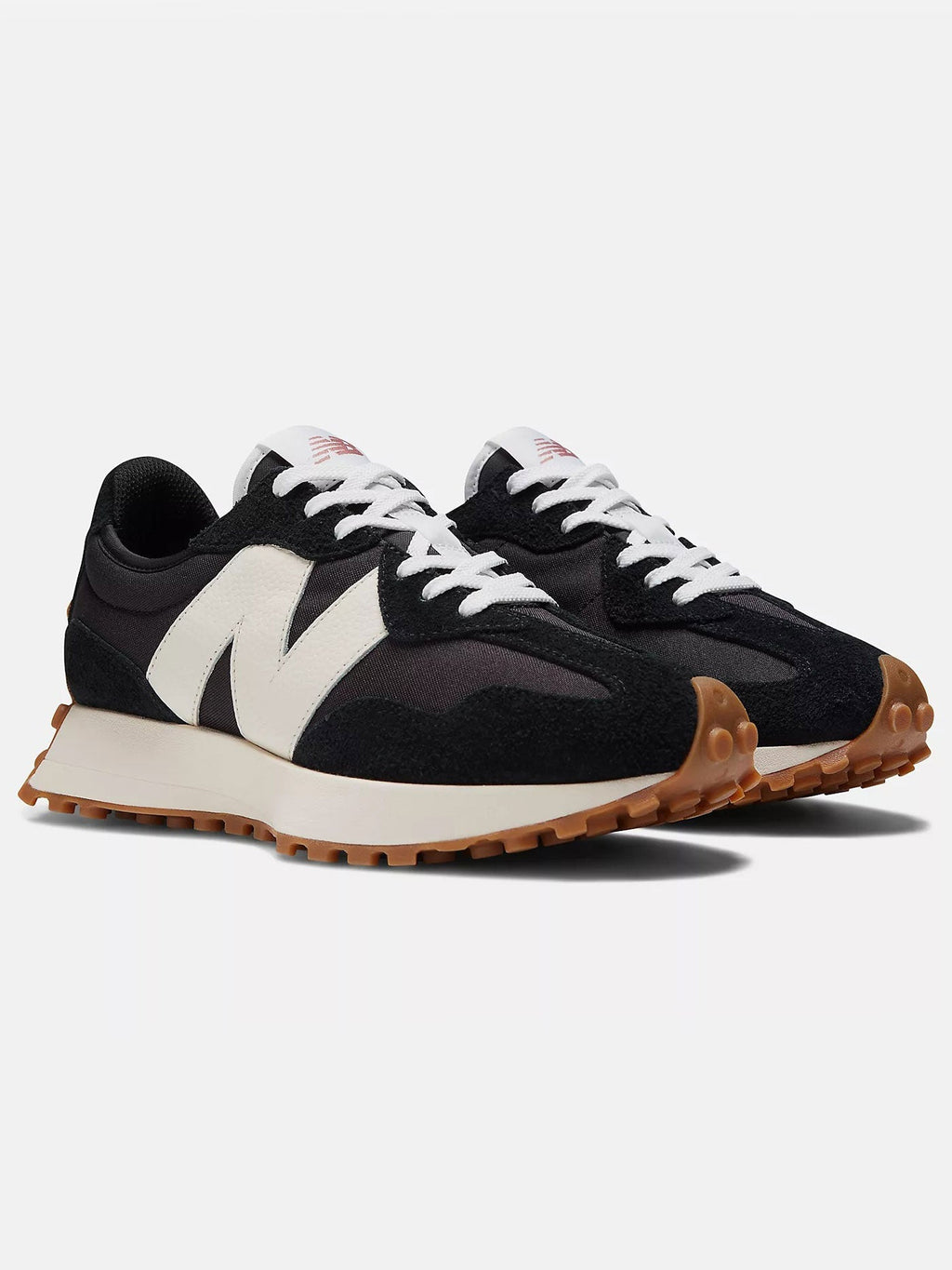 327 Black/White/Mineral Red Shoes