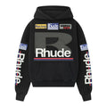 Rhude Petrol Patch Hoodie Black