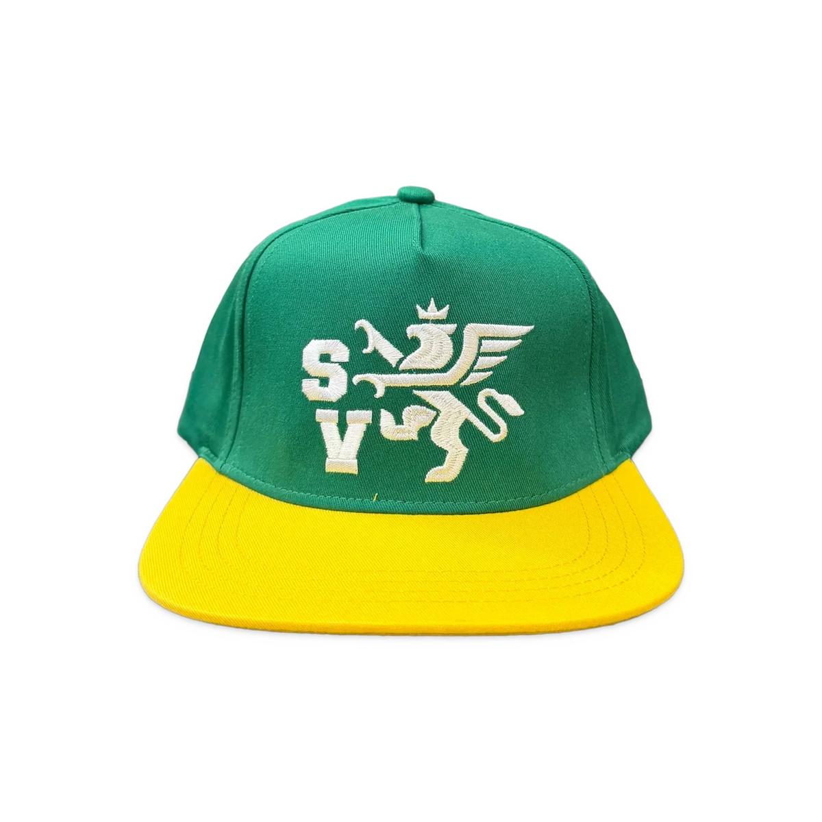 Saint Vanity Griffin Green Yellow Snapback Hat