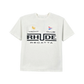Rhude Regatta Club T-shirt Vintage White