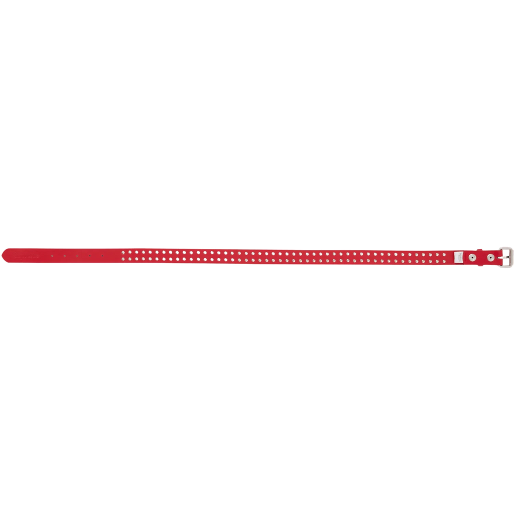 Supreme Studded Leather Belt (SS26) Red
