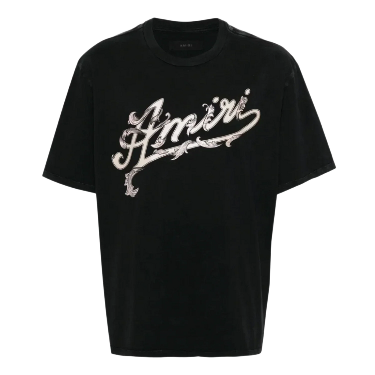 Amiri Filigree Logo T-Shirt Black
